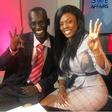Hon Aponkye with Nana Aba Anamoah