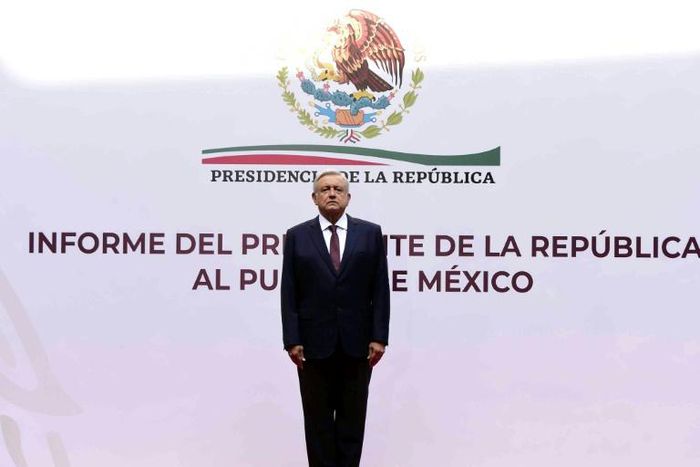 Mexican President Andres Manuel Lopez Obrador (pictured April 5, 2020) announced that the country has recorded its deadliest day this year, with 105 murders