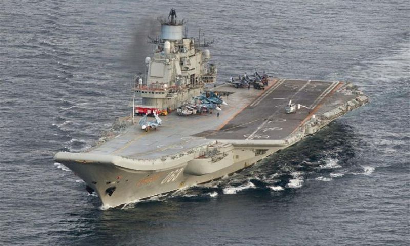 The Admiral Kuznetsov has been undergoing repairs for more than two years