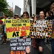 Protesters in Sydney have kicked off a fresh round of global climate protests