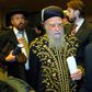 File photo of former chief Rabbi of Israel, Eliahou Bakshi Doron (R) who has died of COVID-19