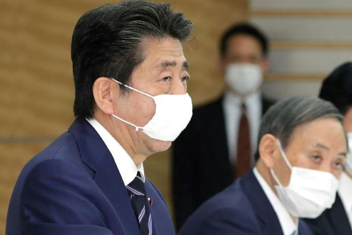 Abe said the next two weeks were crucial for containing coronavirus
