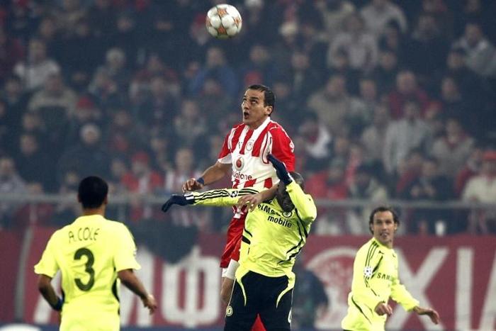 Former Serbia striker Darko Kovacevic (C, pictured 2008) suffered a knee injury when he was shot at outside his home in Athens, though it was unclear whether he was hurt by the bullet or by falling after the shot