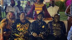 Davido meets Nana Addo at year of return party