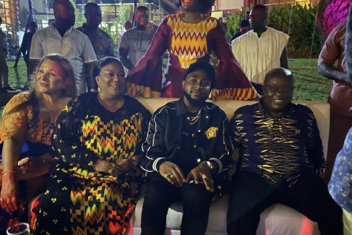 Davido meets Nana Addo at year of return party