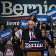 Senator Bernie Sanders, the current frontrunner in the Democratic White House race, could build an insurmountable lead on Super Tuesday, with contests in 14 states including Virginia -- he is seen here at a rally in the state capital Richmond