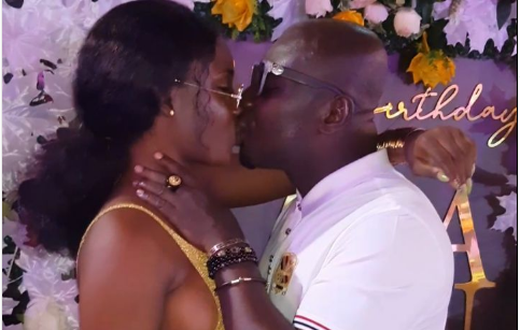 Osebo finds new love; kisses her deeply in public (watch)