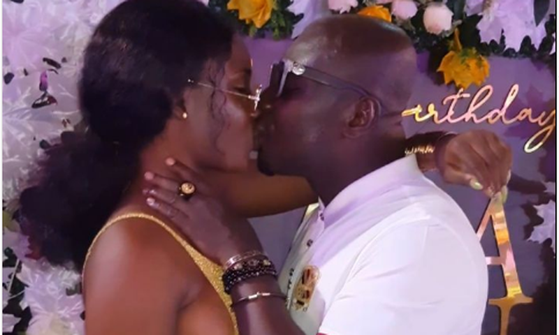 Osebo finds new love; kisses her deeply in public (watch)