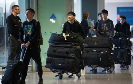 Wuhan Zall, the Chinese football team from the city at the centre of the outbreak, arrived at Malaga's Costa del Sol Airport on January 29