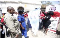 Brave commercial sex workers make donations to police stations