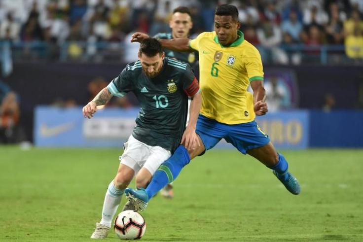 Lionel Messi scored his 69th Argentina goal to earn his country a narrow win over Brazil