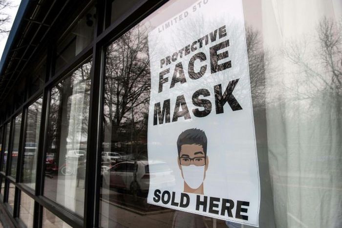 Vice President Mike Pence said there has been a "dramatic" increase in production of protective face masks amid a shortage that led health authorities to advise the use bandanas or scarves in the event of an emergency