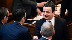 Former rebel leader Albin Kurti and his cabinet were installed only a day before the deadline, helping to avoid a political crisis