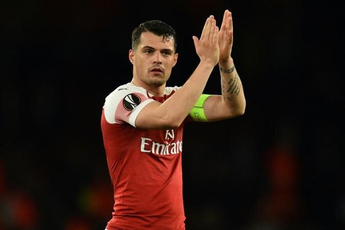 Arsenal midfielder Granit Xhaka, pictured in May 2019