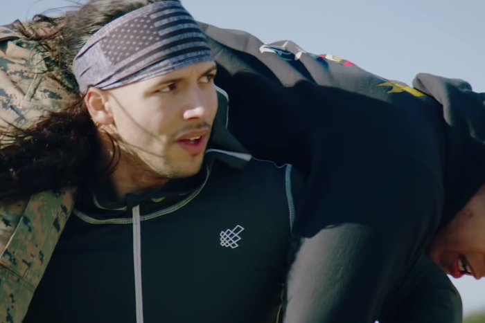 Bodybuilder Takes Marine Corps Combat Fitness Test