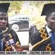Brilliant Trotro driver graduates with First Class from the University of Ghana (video)
