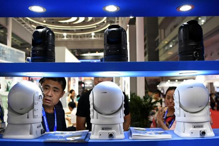 China is the best represented of the 53 nations at the security fair save for host nation France