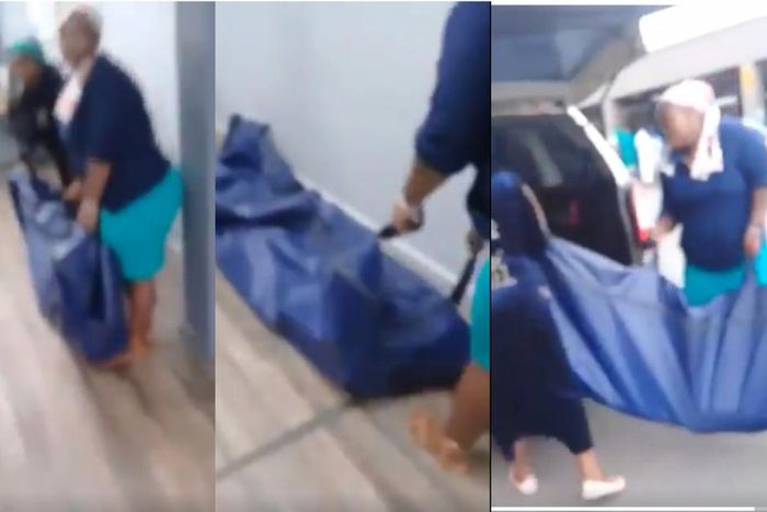 Angry family carries dead body to popular Insurance company’s office to demand funeral claim (video)