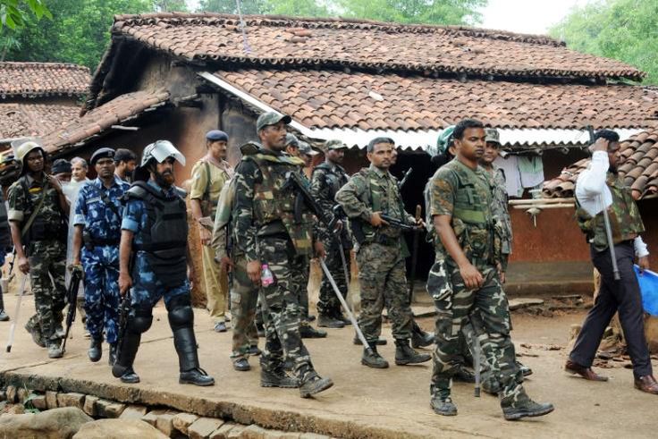 There are large numbers of Indian troops fighting Maoist rebels in central India