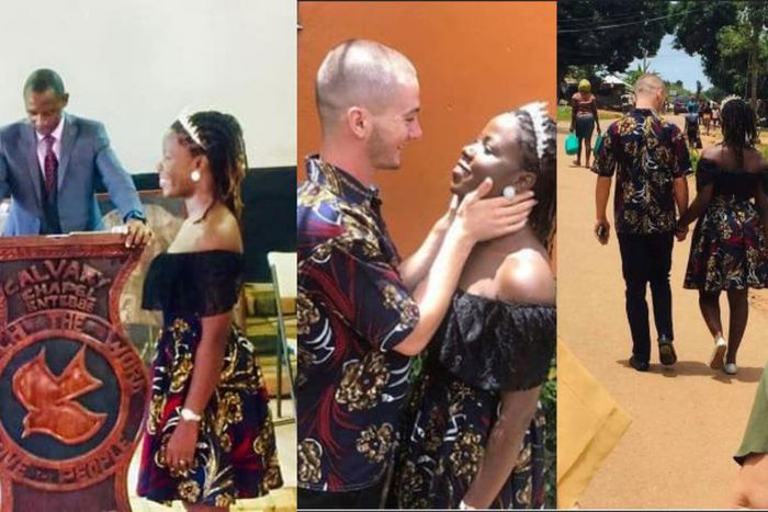 Couple trek home after a simple COVID-19 wedding, pastor arrives  on a bicycle (photos)