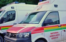 Over 40 ambulances are currently parked at the State House in Accra
