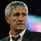Quique Setien was appointed coach of Barcelona in January