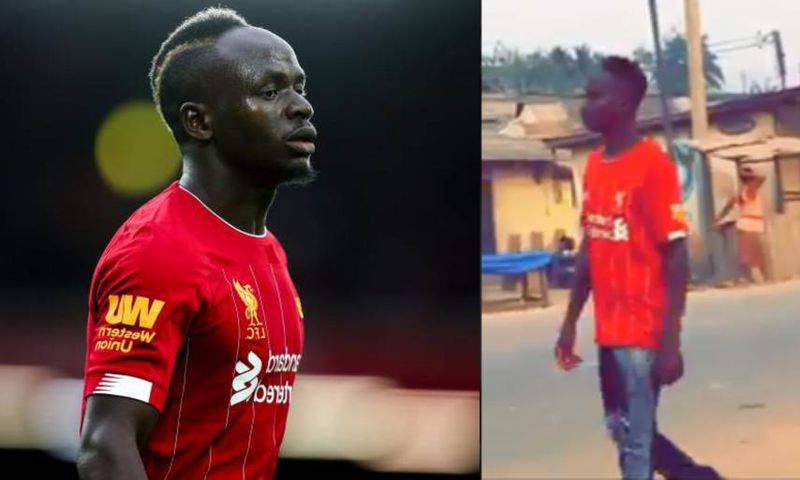VIDEO: Sadio Mane look-alike seen on the streets of Ghana
