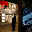 An ultra-Orthodox Jewish man visits the Yad Vashem Holocaust Memorial museum in Jerusalem on January 27 last year - the 74th anniversary of the liberation of Auschwitz