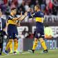 Veteran Italy midfielder Daniele De Rossi (right) said upon joining Boca Juniors that he had always dreamed of playing at the Bombonera stadium