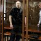 Khodorkovsky, left, and his business partner Platon Lebedev, right,  both spent a decade in jail for corruption. Putin unexpectedly pardoned Khodorkovsky in 2013