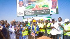 Walewale: Bawumia cuts sod for construction of watermelon processing factory