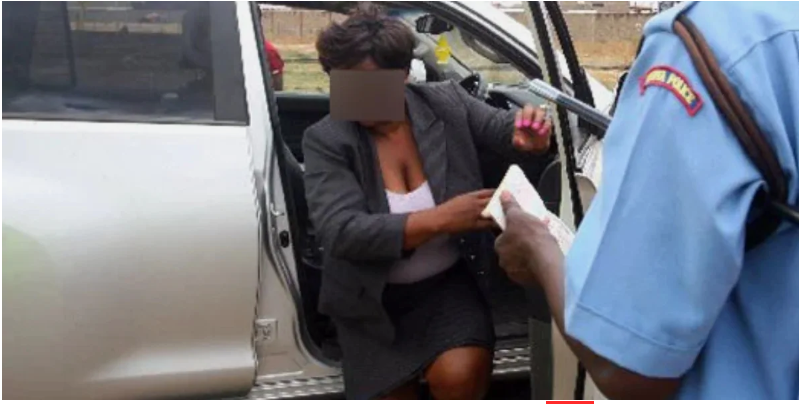 Police officers rain curses on a smart thief who snatched their bribe cash and fled into the bush
