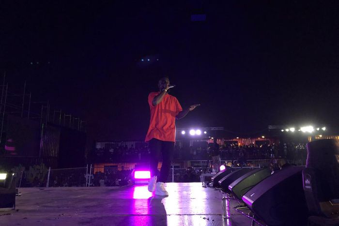 Sarkodie turns up the heat at Detty Rave with back to back hits(Watch)