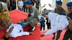 Man who fainted during 100 lashes for premarital sex was revived to take the rest before being rushed to the hospital