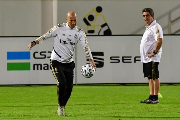 Zinedine Zidane won the Spanish Super in 2017 in his first spell in charge of Real Madrid