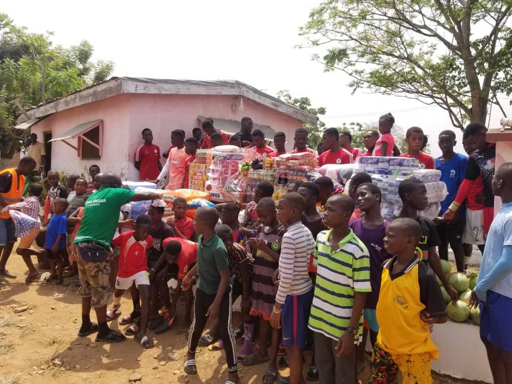 Gospel Musician, Gracee J celebrates birthday with kids at Remar Ghana Village Christian Rehabilitation Center