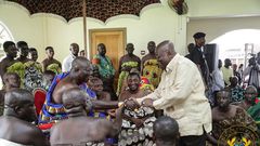 Asantehene Otumfuo Osei Tutu II and President Nana Addo Dankwa Akufo-Addo
