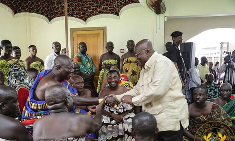 Asantehene Otumfuo Osei Tutu II and President Nana Addo Dankwa Akufo-Addo