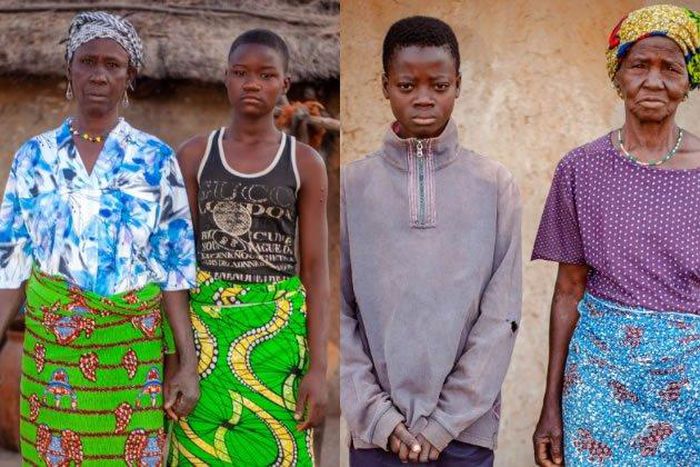 The children serving 'witches' - in pictures