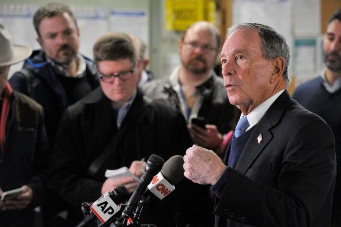 Former New York Mayor Michael Bloomberg is aiming to become the Democratic presidential candidate for next year's vote