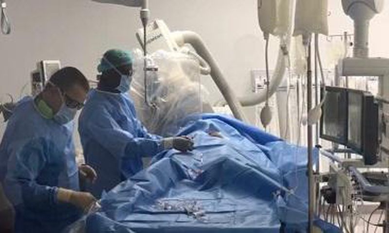 A team of Ghanaian doctors performs first-ever brain surgery without cutting the skull