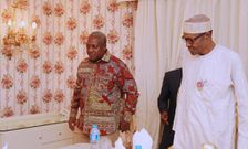 Mr John Mahama, Former President of Ghana and President Muhammadu Buhari. [encomium]