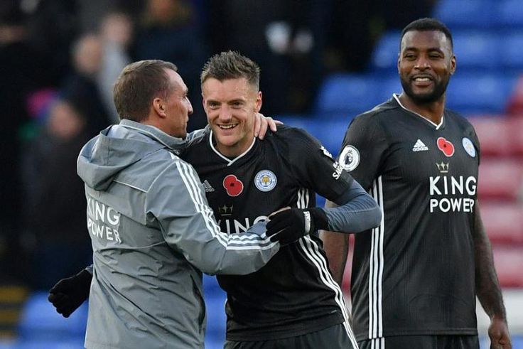 Leicester City manager Brendan Rodgers (left) has masterminded eight straight Premier League victories