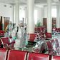 This undated picture released from North Korea's official Korean Central News Agency (KCNA) on February 15, 2020 shows people in protective suits spraying disinfectant at an undisclosed location in North Korea, amid concerns of the COVID-19 outbreak