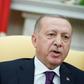The burgeoning relationship saw Turkey's military presence in Qatar increased; Turkey's President Recep Tayyip Erdoğan is pictured in Washington on November 13, 2019