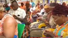 Visually impaired people troop to Mankesim as man claims cure for blindness (video)