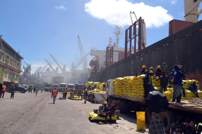 The harbour in Conakry, capital of Guinea, has been a shipping route for some minerals, but the new deal includes a deep-water port in Matakong