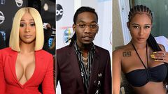 CArdi B, Offset and Jade livespot x