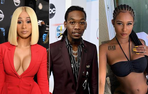 CArdi B, Offset and Jade livespot x