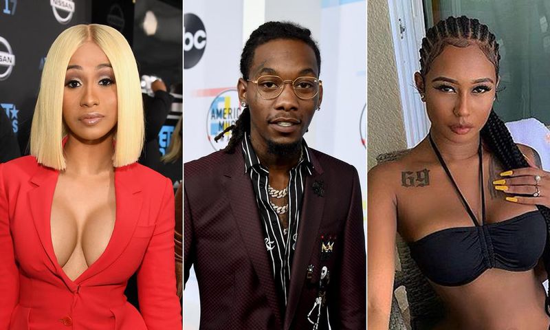 CArdi B, Offset and Jade livespot x